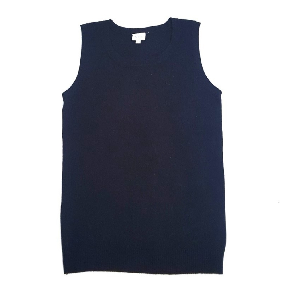 Black Sweater Vest NEW